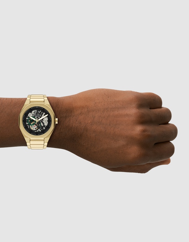 Armani Exchange - Gold Tone Chronograph Watch