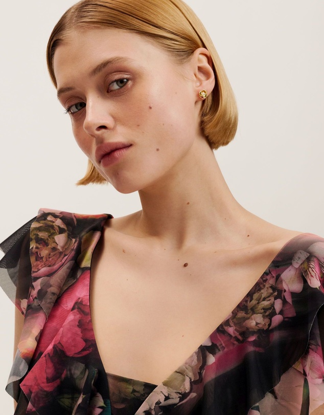 Ted Baker - Flo Pearl Flower Stud Earrings