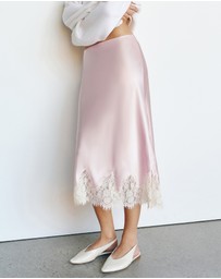 Reformation - Carolina Silk Skirt