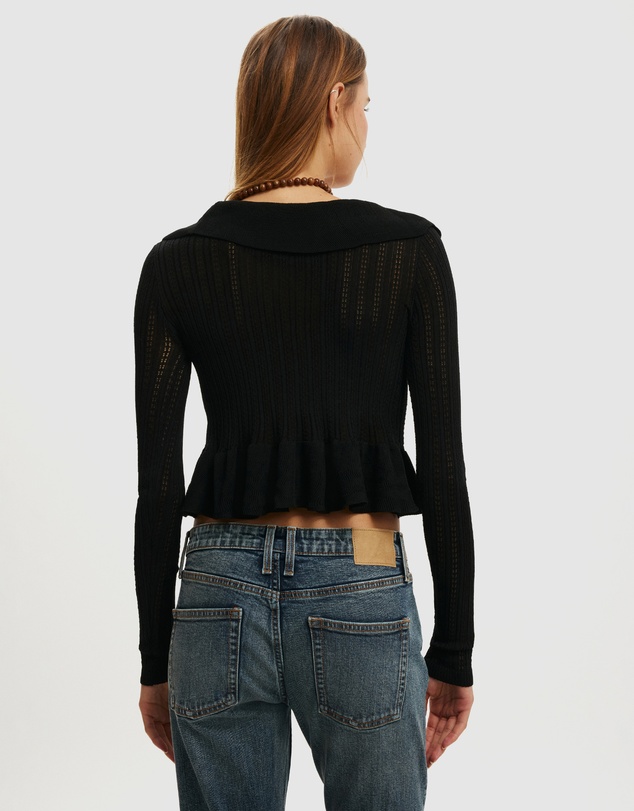 Cotton On - Ruffle Knit Cardi
