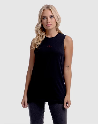DVNT - Bloom Embroidery Tank