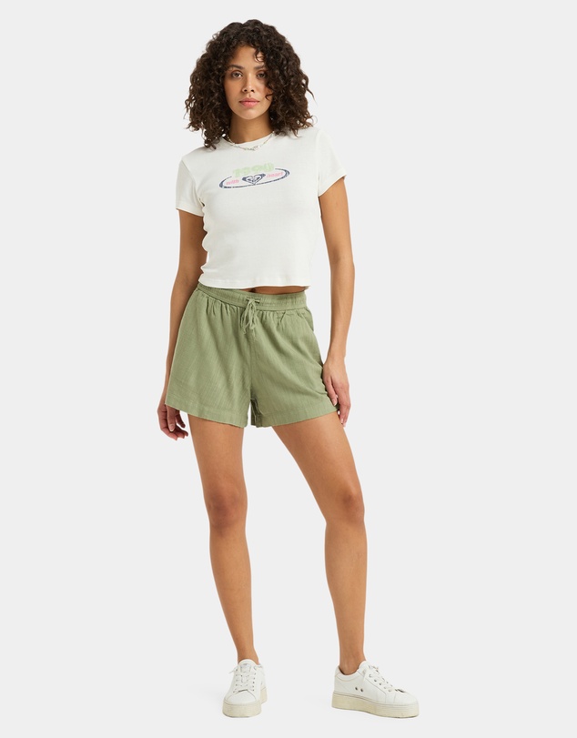 Roxy - Womens Lekeitio Break Elastic Waist Shorts