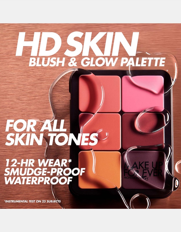 MAKE UP FOR EVER - Palette HD Skin Blush & Glow-25 26.1G