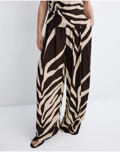 M.N.G - Flowy Printed Trousers