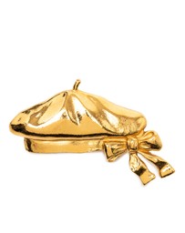 Pre-Loved by Azura Reborn - Pre-Loved Gold Plated Beret Hat Brooch