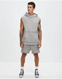 Surrounded By Ghosts - The Anandite French Terry Sleeveless Hoodie