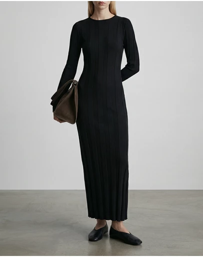 FRIEND of AUDREY - Long Sleeve Knit Dress