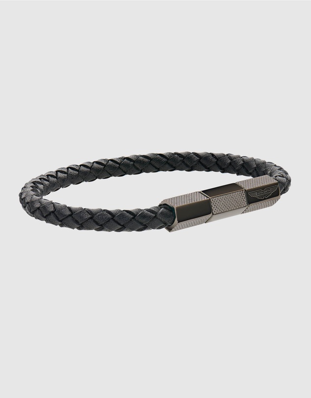 Aston Martin - TKS Gun and Black Braided Leather Bracelet