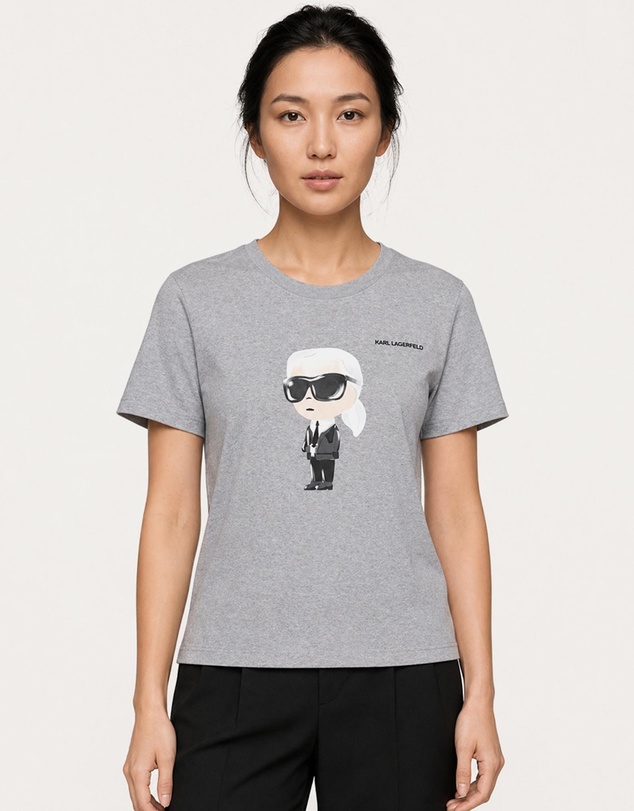 Karl Lagerfeld - Ikon Aquarelle K T-Shirt