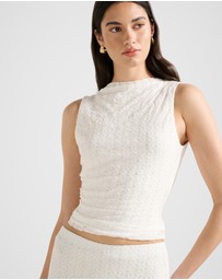 Forever New - Tahlia Textured Lace Tank Top