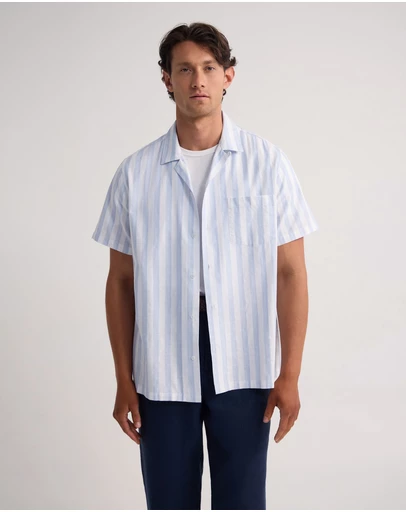 Oxford - Griffin Cotton Short Sleeve Luxury Shirt