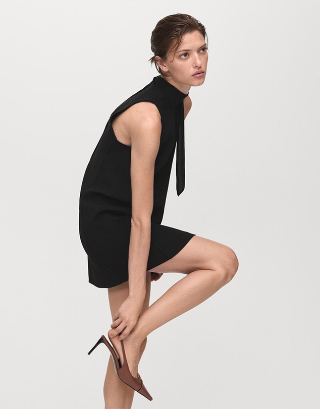 M.N.G - Bow Cut-Out Detail Dress