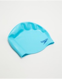 Speedo - Plain Moulded Silicone Junior Cap