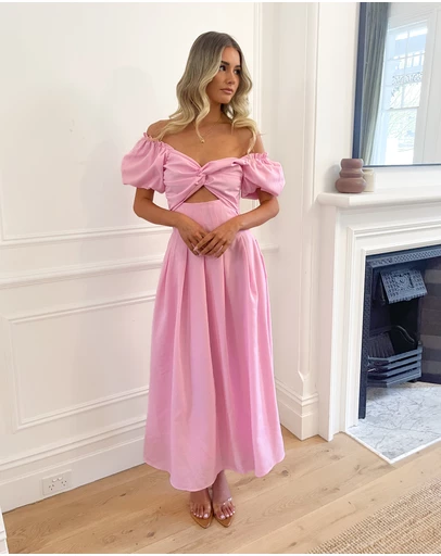 Esther & Co - Anvika Dress - Powder Pink