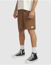 VonZipper - Mens Twill Dogs Walkshorts