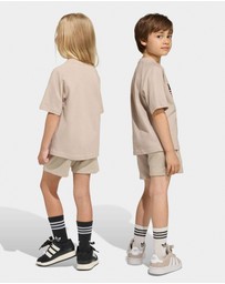 adidas Originals - Trefoil Loose Shorts and Tee Set - Kids-Teens