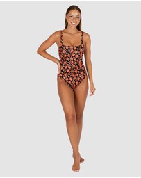 Baku Swimwear - Flamenco Square Neck One Piece Swimsuit