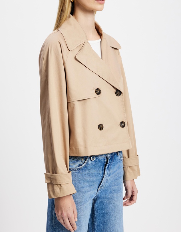 Emme - Afelio Cropped Trench