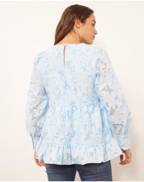 Atmos&Here Maternity  - Maternity Kaia Burnout Top