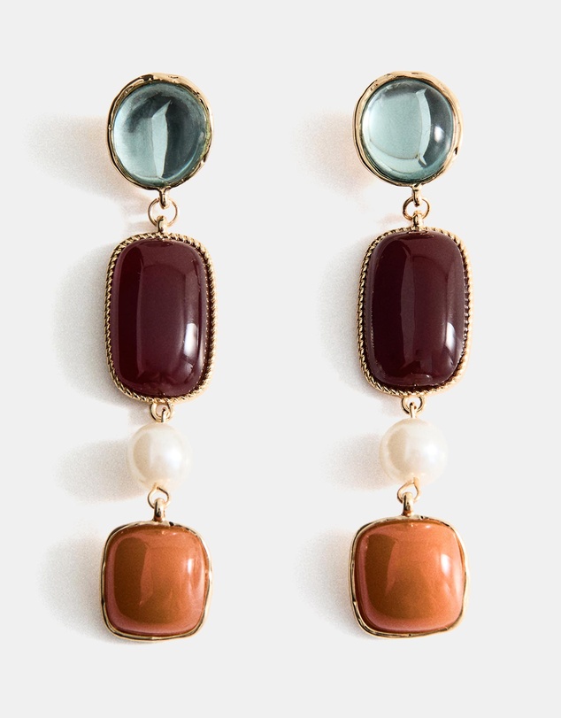 M.N.G - Combined Long Earrings