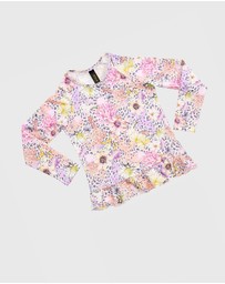 Aqua Blu Kids - Daisy Long Sleeve Rash Vest Set - Kids