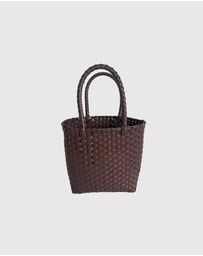 Mimmi Terra - Woven Micro Tote Cioccolato
