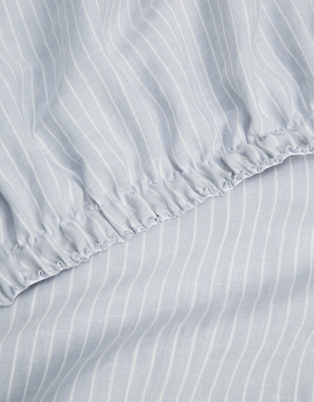 Country Road - Skye Linen Queen Fitted Sheet