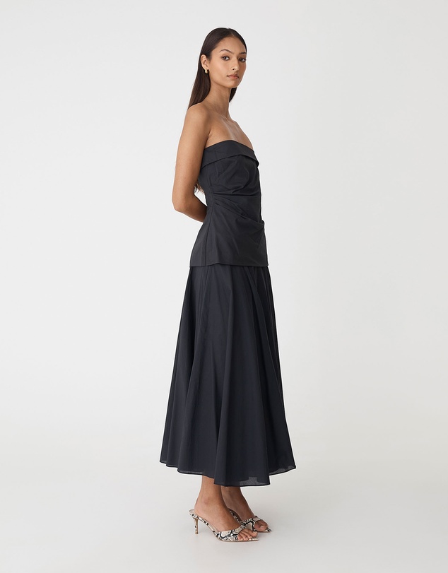 Forcast - Deb Cotton Strapless Tunic