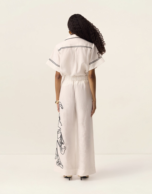 MOS The Label - Lily Embroidery Pants