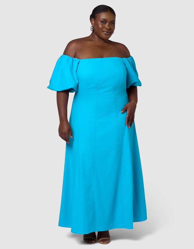 Pink Dusk by Curve Project - Heart Racer Midi Dress