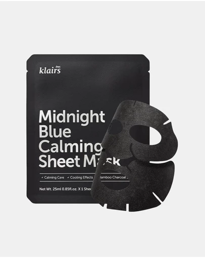 Dear Klairs - Midnight Blue Calming Sheet Mask