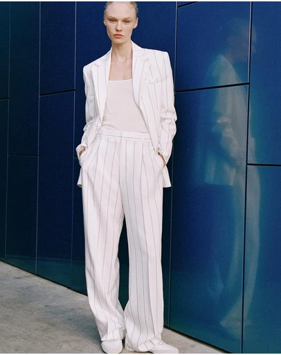 M.N.G - Moscova Striped Suit Trousers