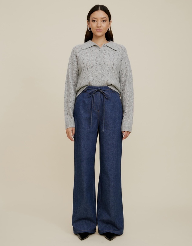 The Fated - Citta Wide Leg Tie Pants