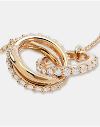 By Charlotte - Entwined Hearts Necklace