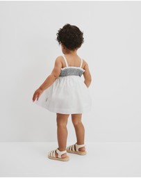 Country Road - Shirred Romper Dress