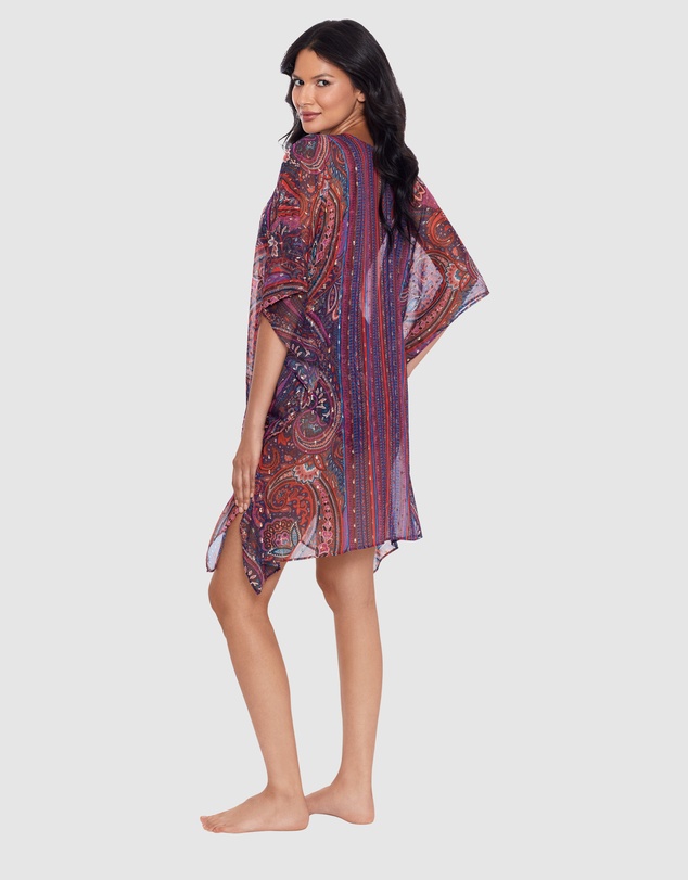 Miraclesuit Swimwear  - Dynasty Sheer Chiffon Caftan Beach Cover Up