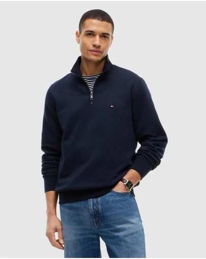 Tommy Hilfiger - Fleece Quarter-Zip Sweatshirt