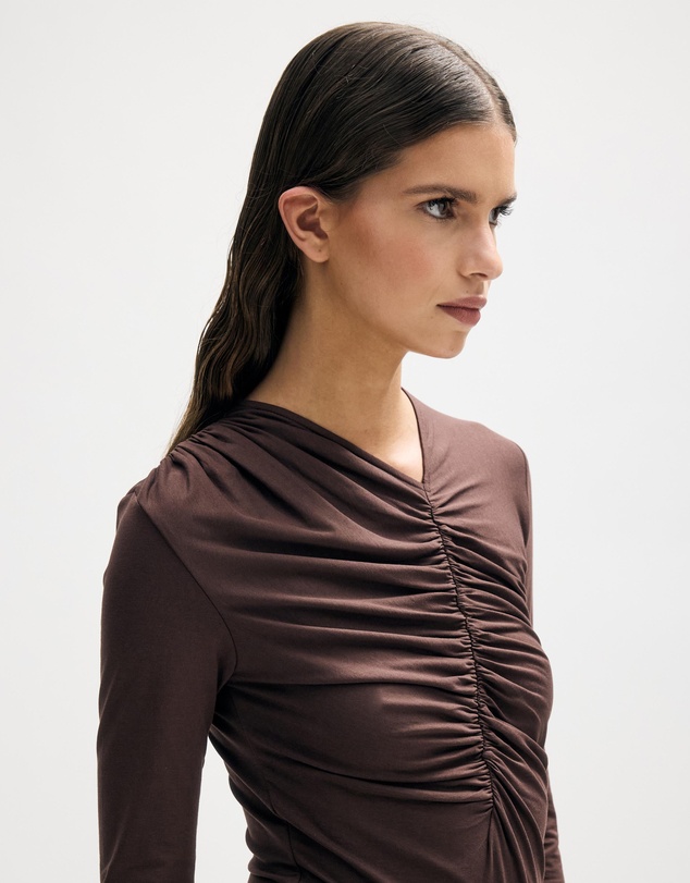 Minima Esenciales - Tore Gathered Jersey Bodysuit