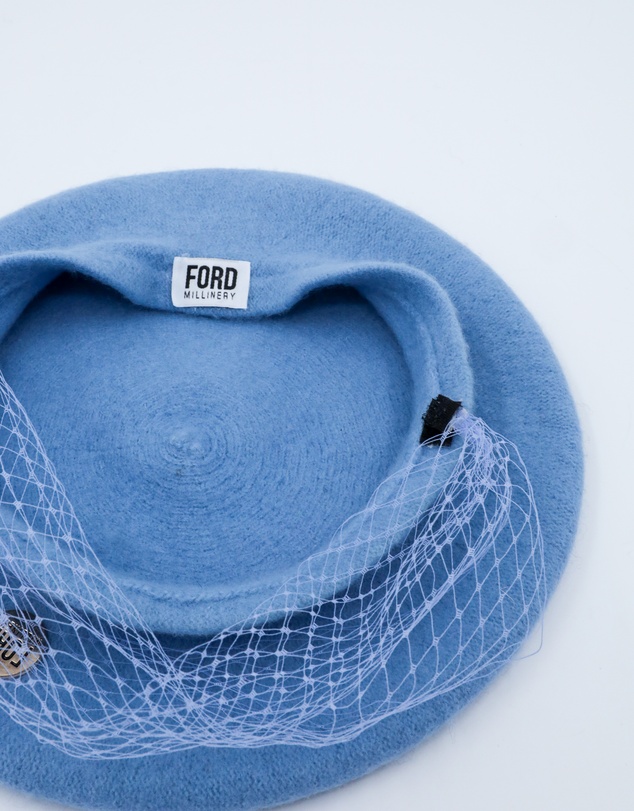 FORD MILLINERY - NIKKI Beret with veil
