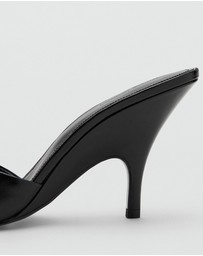 M.N.G - Leather Wedge Heels