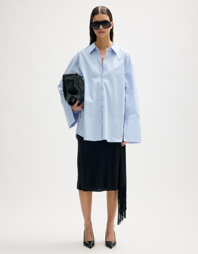 Minima Esenciales - Raine Cotton Shirt with Wide Cuffs