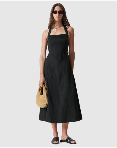 & Other Stories - Halterneck Midi Dress