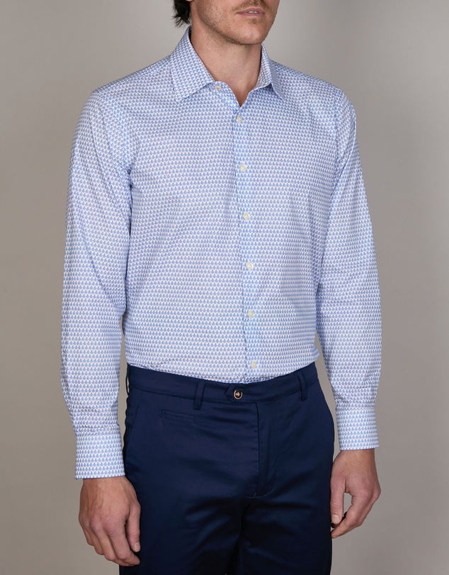Simon Carter - Boats Digital Print Shirt