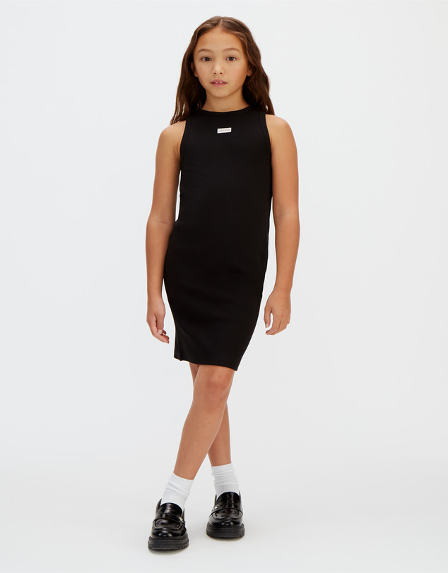 Calvin Klein Jeans - Girls Slim Ribbed T-Shirt Dress