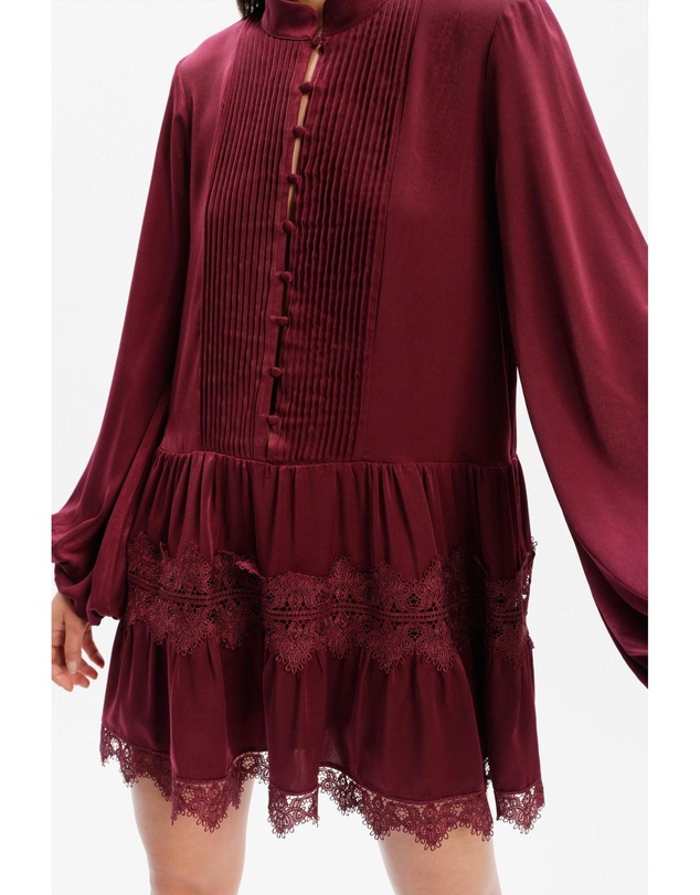 Bardot - Antonia Lace Trim Mini Dress