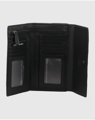 Pierre Cardin - Leather Tri-Fold Wallet with RFID