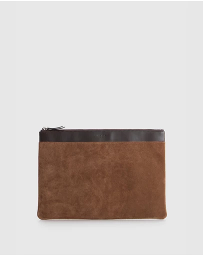 Evity - Harris Suede/Leather Laptop Case