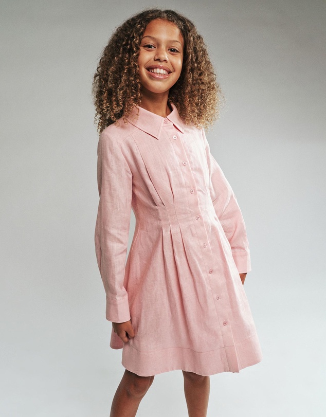 Bardot Junior - Dianna Linen Shirt Dress - Kids
