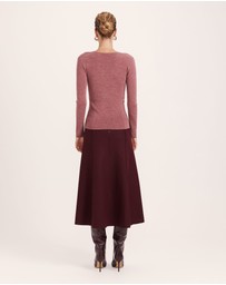 SABA - Janet Merino Wool Scoop Neck Knit