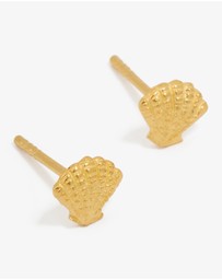 Lovisa - Gold Plated Sterling Silver Shell Earrings